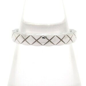 Chanel Ring 51 Coco Crush Collection Mini 18K White Gold